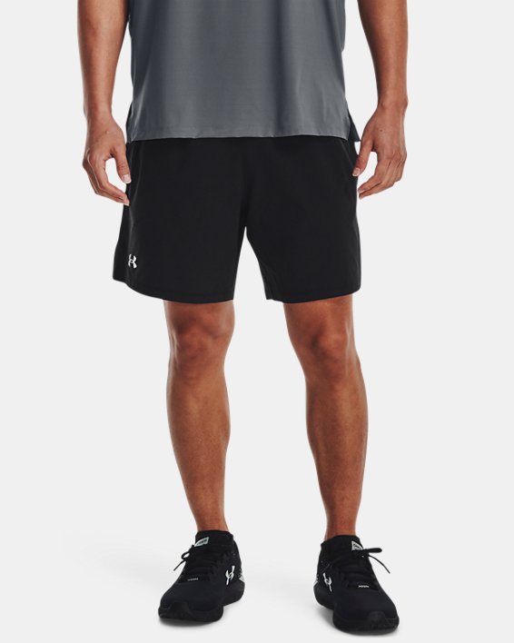 Men's UA SpeedPocket 7" Shorts, Black, pdpMainDesktop image number 0